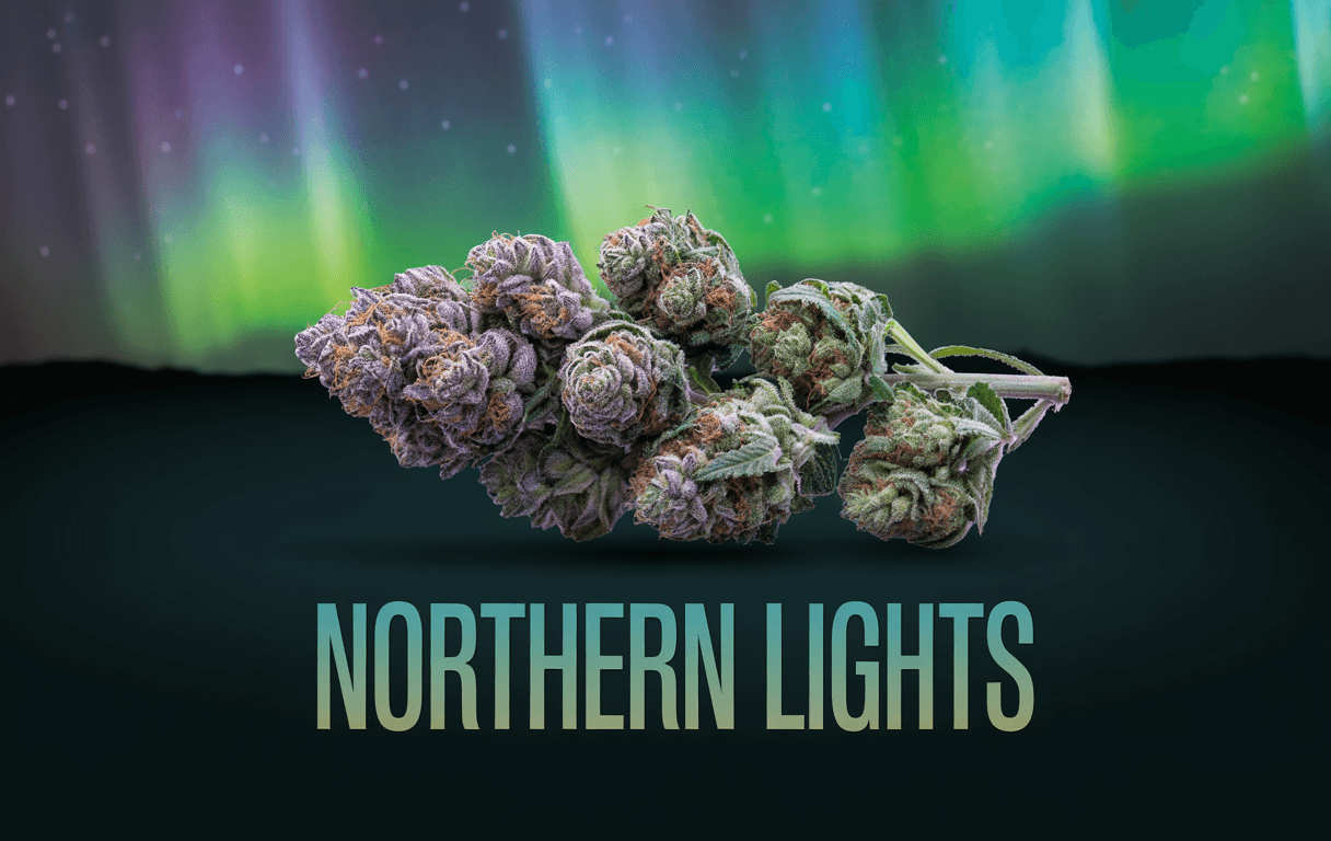 🌿💤 Northern Lights Indica: The Sleep-Strain Legend for Stress, Pain & Peace of Mind 🌌🧘‍♂️✨ Cover